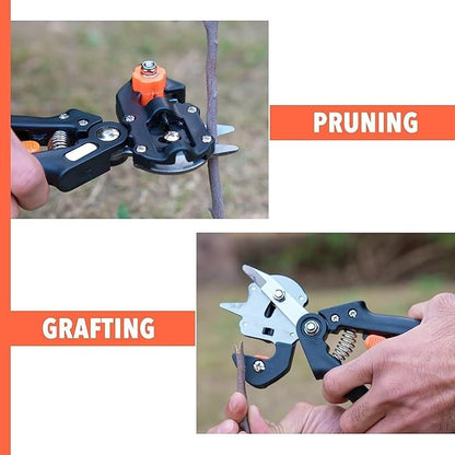 Garden Grafting Tool | Professional 2-in-1 Pruner & Grafting Cutter | For Fruit Trees, Plants & Bonsai – Pack of 1
